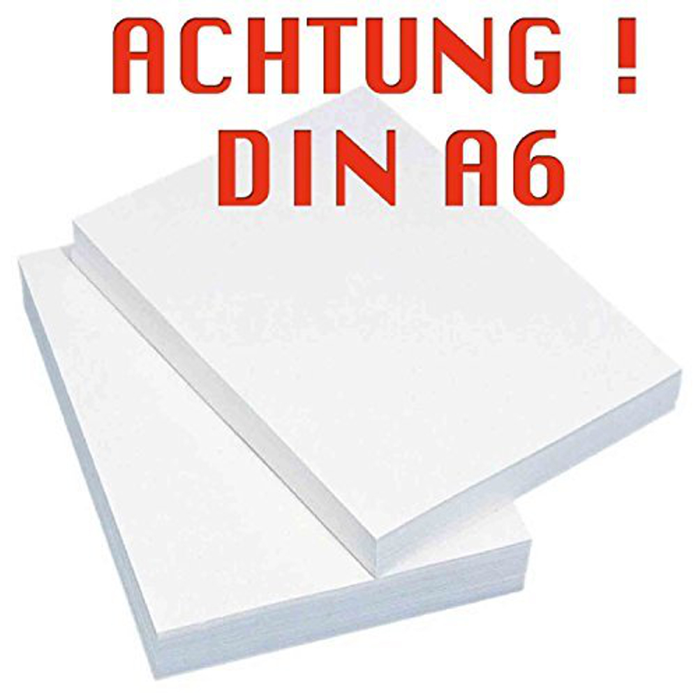 Kopierpapier Druckerpapier Kassenpapier Din A6 Geschnitten Ungeriesst Buro Ebay